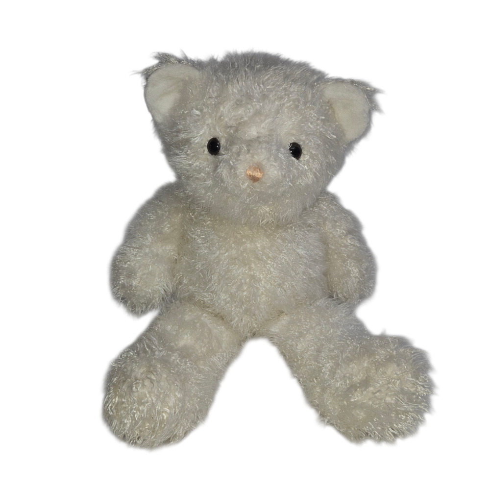 Russ Curllilocks Sr. White Curly Plush Bear 22 Inch Curly‎ Fur Toy